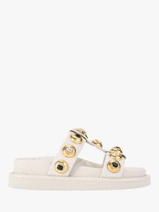 Orson Multi Studded Sandals Kurt Geiger London, Natural Putty