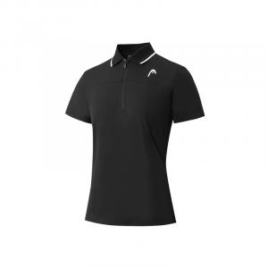 Женская поло HEAD, черный