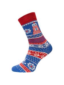 Носки HomeOfSocks HOS908, Ultramarine Blue