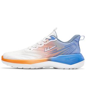 WARRIOR Легкие, амортизирующие, низкие, повседневные кроссовки Rebound для бега, мужские, белые, оранжевые, фиолетовые