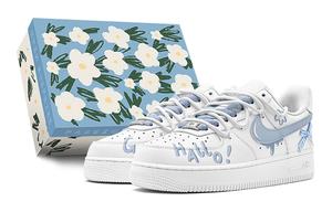Женские кроссовки для скейтбординга Nike Air Force 1, Sky Blue