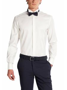 Повседневная рубашка с длинными рукавами для мужчин в цвете шампанского Eterna