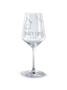 Бокал для красного вина с гравировкой, авокадо, вечеринка с S..., прозрачный Mr. & Mrs. Panda