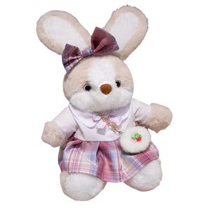 Плюшевая кукла Goodnight Floral Skirt Rabbit Girlish Heart Doll длиной 35 см Love Bingqing