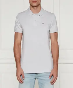 Футболка поло Regular fit Tommy Jeans, серый