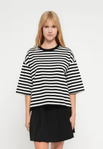 Футболка с принтом nmember Noisy May, Black/Cloud Dancer