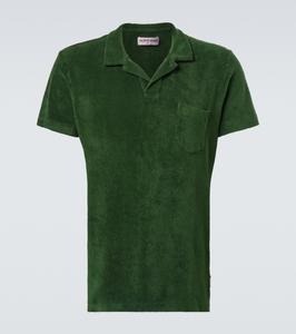 Хлопковая поло из махровой ткани Orlebar Brown, Amazonian Green