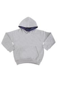 Толстовка с капюшоном Varsity AWDis, серый