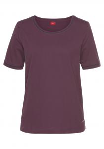 Пижамная рубашка s.Oliver, бордо