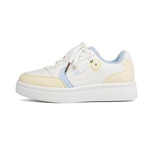 WARRIOR Женские кроссовки для скейтбординга с износостойким амортизирующим покрытием, бежево-желтого цвета