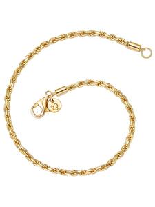 Glanzstücke München Браслет из стерлингового серебра с отделкой из желтого золота