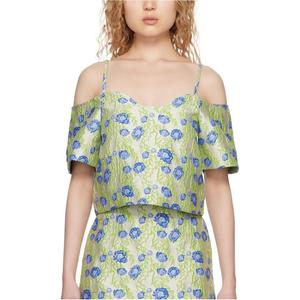 GANNI Женские майки Green