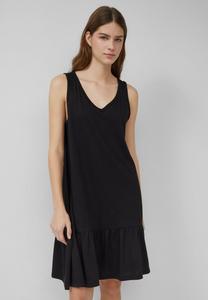 Платье из джерси KORTE MET STRIKDETAIL AAN DE ACHTERKANT s.Oliver, черный