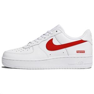 Кроссовки Nike Air Force 1 Low Supreme Shanghai, белый/красный