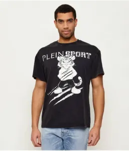 Футболка Скретч Тигр loose fit Plein Sport, черный