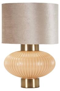 Настольная лампа Mauro Ferretti Perly B, розовый - стекло - 33 x 49 x 33 см