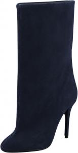 Женские ботильоны Maiyang с округлым носком, на высокой тонкой шпильке, с широкой голенью, удобной стелькой, повседневные ботинки, размеры 4-16 US, Deep Blue