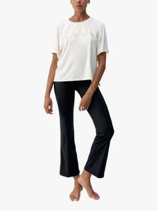 Футболка свободного кроя с коротким рукавом Born Living Yoga, цвет White Chalk