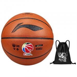 LINING Баскетбольный мяч PU Red Brown размер 5 тренировочный соревновательный unisex