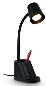 Настольная лампа Briloner Pahu 7534015, черный - абс - 10 x 36 x 21 см
