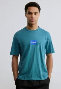 Футболка с принтом nayonix Hugo, Turquoise Aqua