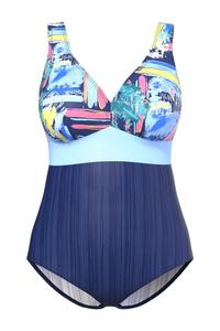 Купальник Ulla Popken, Indigo/Azure/Dark blue