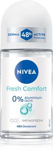 Шариковый дезодорант Fresh Comfort без алюминия и солей 48 часов. Nivea, 50 мл