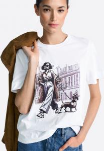 Футболка Rich & Royal Print T-shirt, White