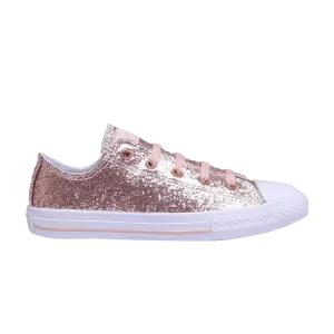 Кроссовки Converse Chuck Taylor All Star Low GS 'Dusk Pink Glitter', розовый