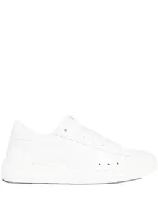 Кожаные кроссовки с логотипом MSGM, белый