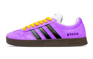 Adidas Vl court 2.0 purple & heart language износостойкие и легкие низкие кроссовки для скейтбординга unisex