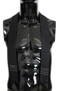 Элегантный шелковый мужской галстук-шарф Dolce & Gabbana, синий