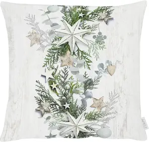 АПЕЛЬТ декоративная подушка "6203" APELT 35х50 см, зеленый/белый