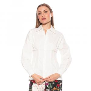 Женская рубашка на пуговицах с длинными рукавами ALEXIA ADMOR Calliope, белый