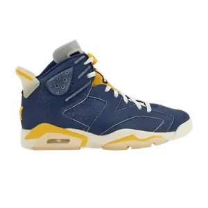 Кроссовки Air Jordan Air Jordan 6 Retro 'Michigan Wolverines' PE, синий