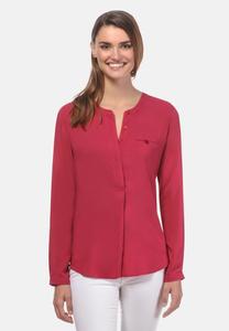 Блуза Vincenzo Boretti gerade geschnitten, цвет weinrot