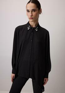 Блуза Touché Privé Button-down blouse, Black/Black