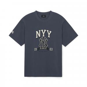Футболка New York Yankees унисекс gray MLB, серый