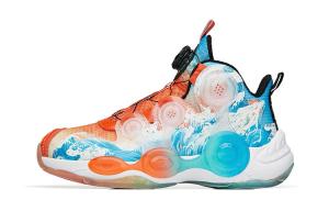 Детские баскетбольные кроссовки GS Mid-top Power Orange/Black Anta Kids