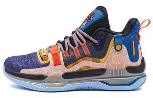 Баскетбольные кроссовки AG1 Pro Basketball Shoes Men Low-Top Black/Purple 361°