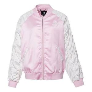 Куртка sakura bomber 'pink white' Converse, розовый
