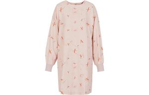 ARMANI EXCHANGE Женское платье с длинными рукавами AE FW22 розовое