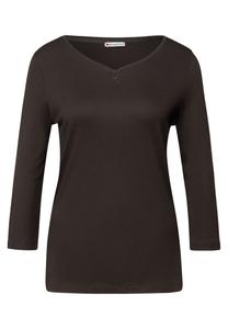 Рубашка STREET ONE, темно-коричневый