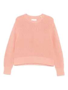 Свитер в рубчик с круглым вырезом Marc O'Polo, розовый