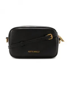 Черная сумка через плечо, компактная, практичная. Just Cavalli, черный