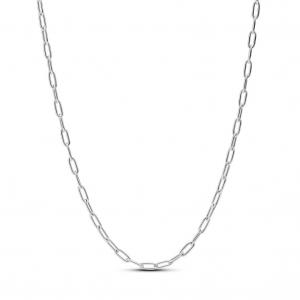 Ожерелье Elongated Link Chain Pandora, стерлинговое серебро