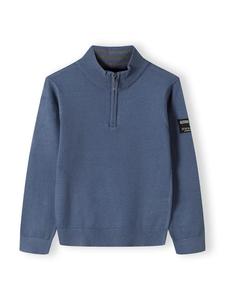 Minoti Вязаный свитер 27KNIT62 синего цвета