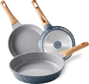 Набор индукционных антипригарных кастрюль RIOVARM из 3 предметов с керамическим покрытием Sonstige