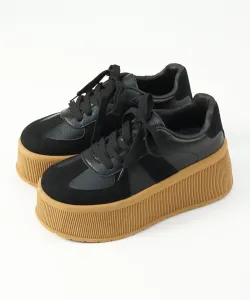 Кроссовки на платформе Lovehunter, цвет Black