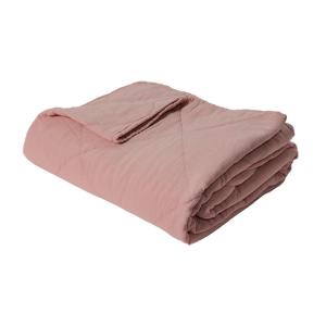Au Maison Плед 140 x 200 см, 100% хлопок, розовый